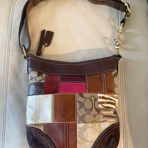 Coach 10435 Patchwork Crossbody Bag Limited Edition Holiday Y2K